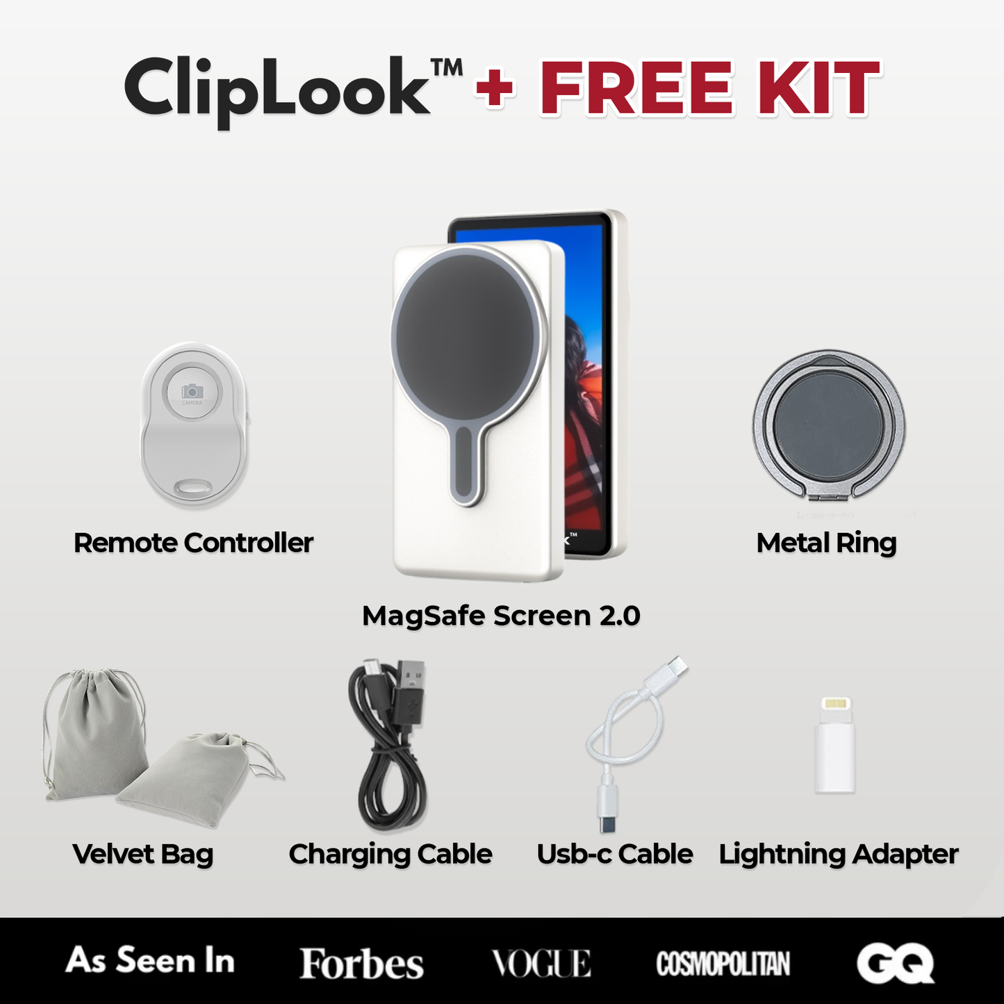 ClipLook™ Magsafe Screen 2.0