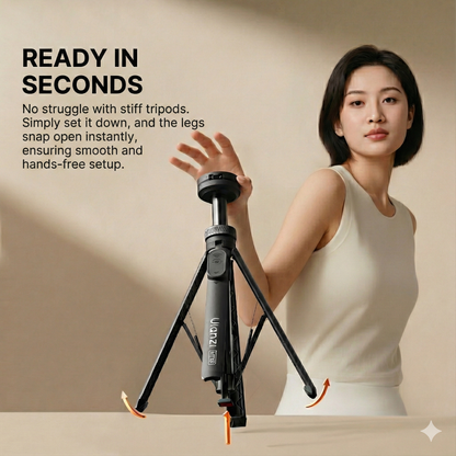 TapPod 2.0™ 2-Sided Magnetic Tripod