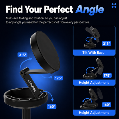 TapPod 2.0™ 2-Sided Magnetic Tripod