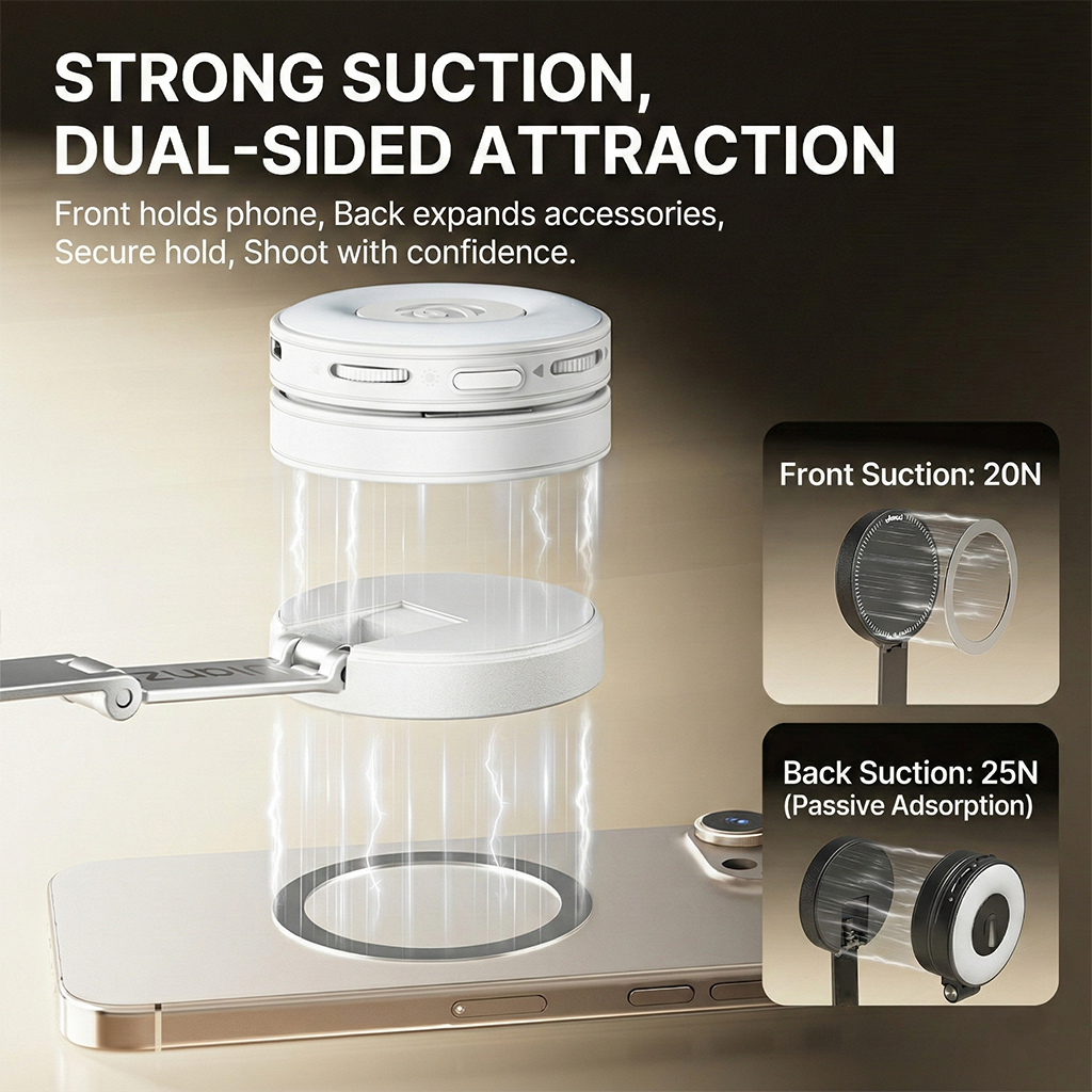 TapPod 2.0™ 2-Sided Magnetic Tripod